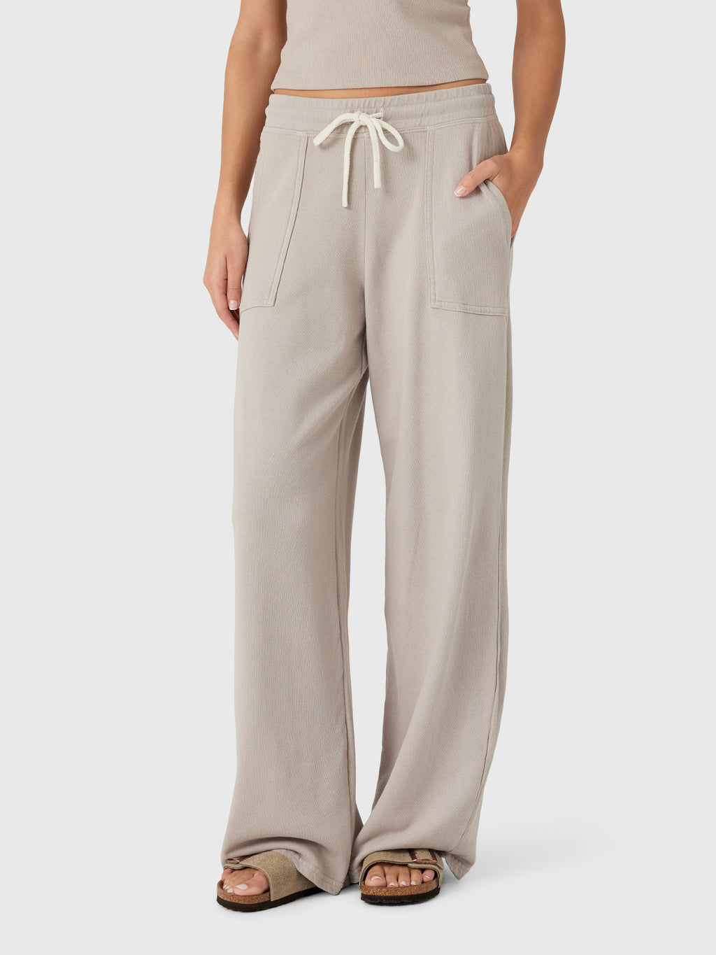 Perfect White Tee Women's Noa French Terry Pant - Saint Bernard