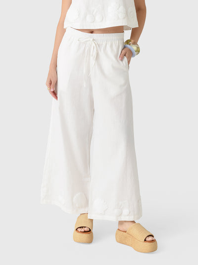 Cleonie Women's Hala Linen Pant - Saint Bernard