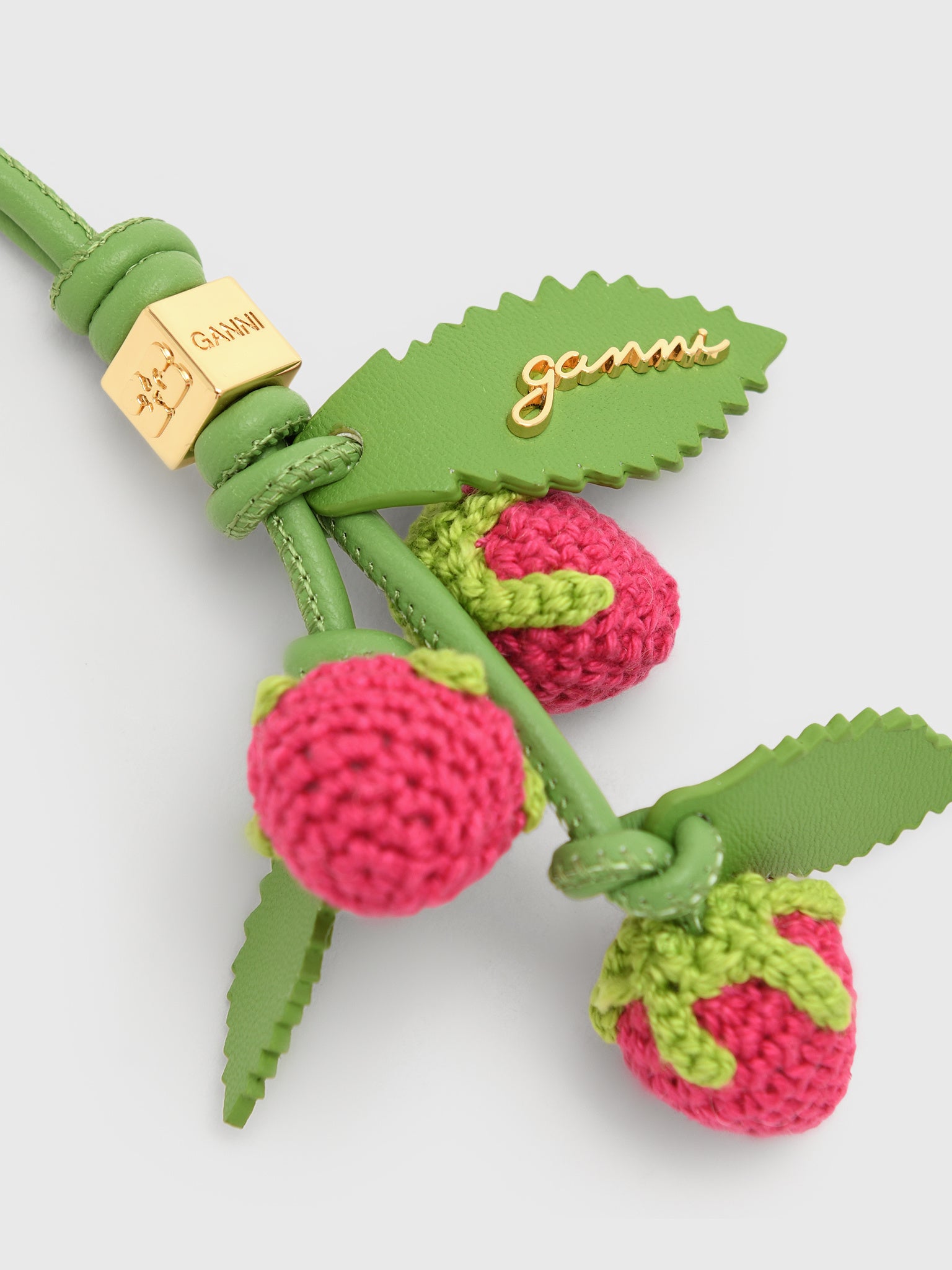 GANNI Raspberry Bag Charm - Saint Bernard