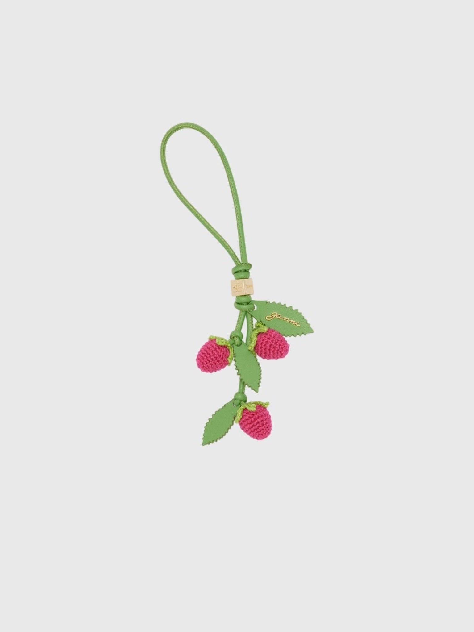 GANNI Raspberry Bag Charm - Saint Bernard
