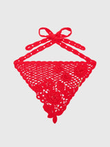 GANNI Crochet Headscarf - Saint Bernard