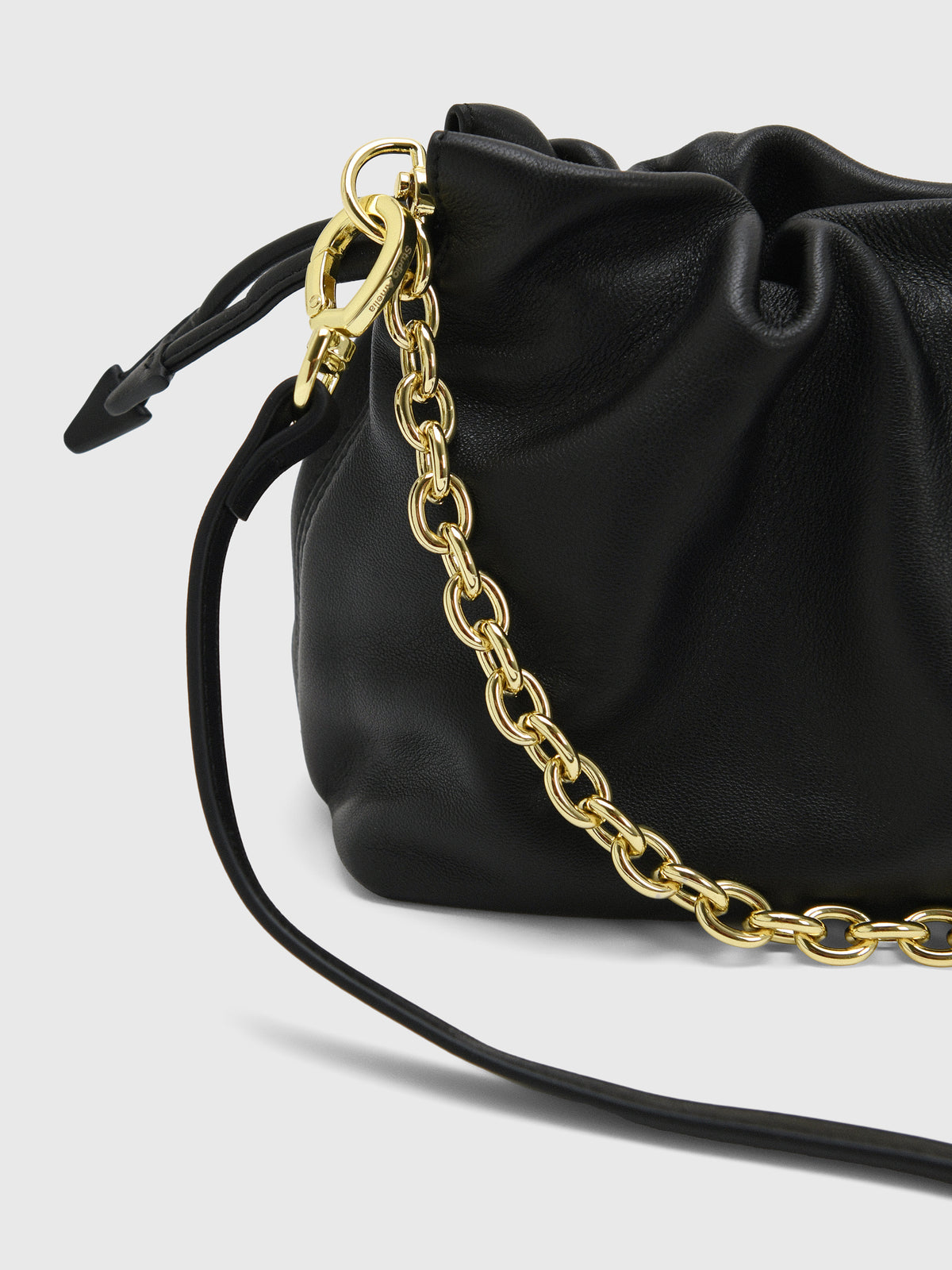 Studio Amelia Alexandra Petite Drawstring Handbag - Saint Bernard