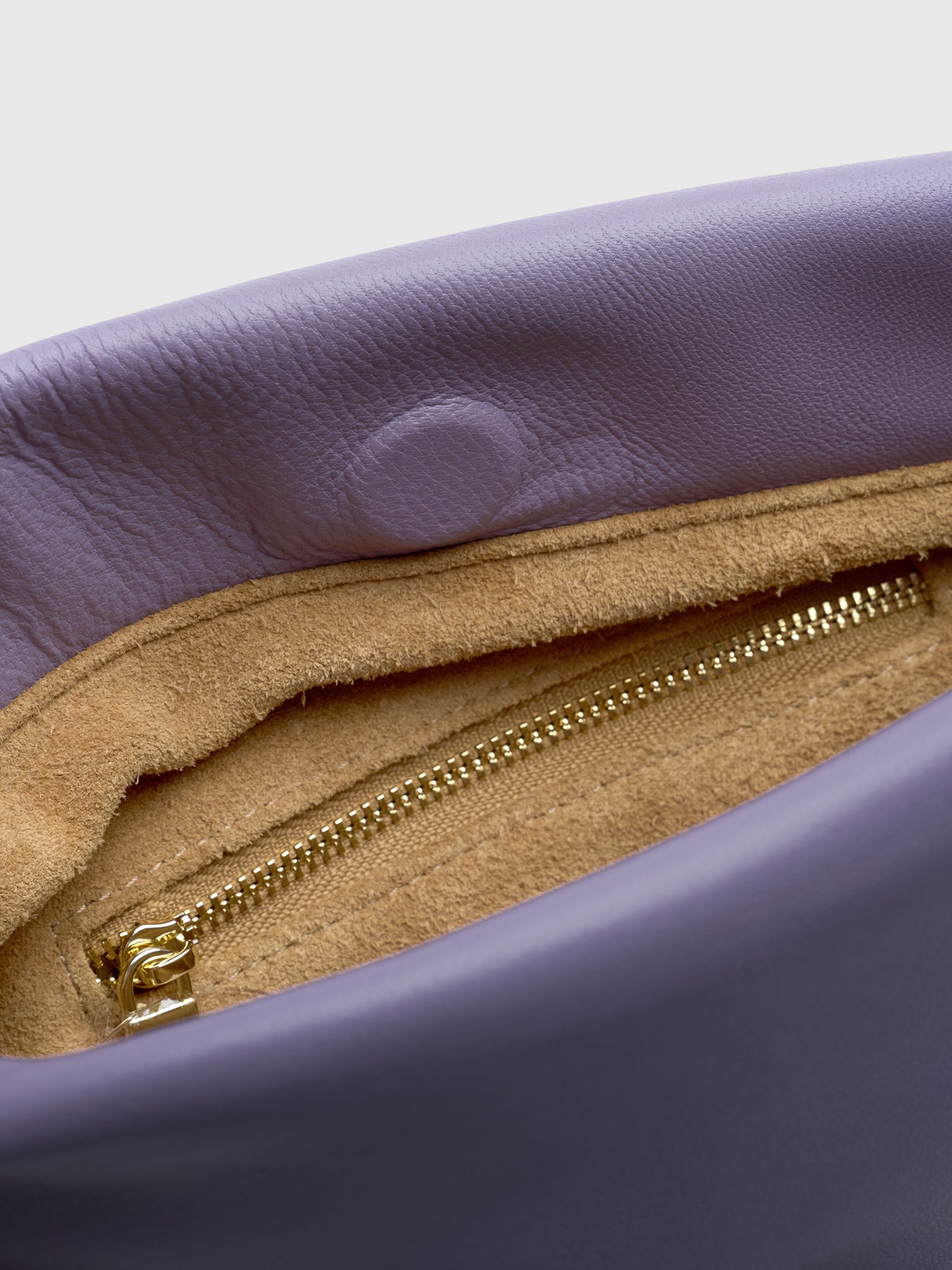 Studio Amelia Ruched Clutch - Saint Bernard