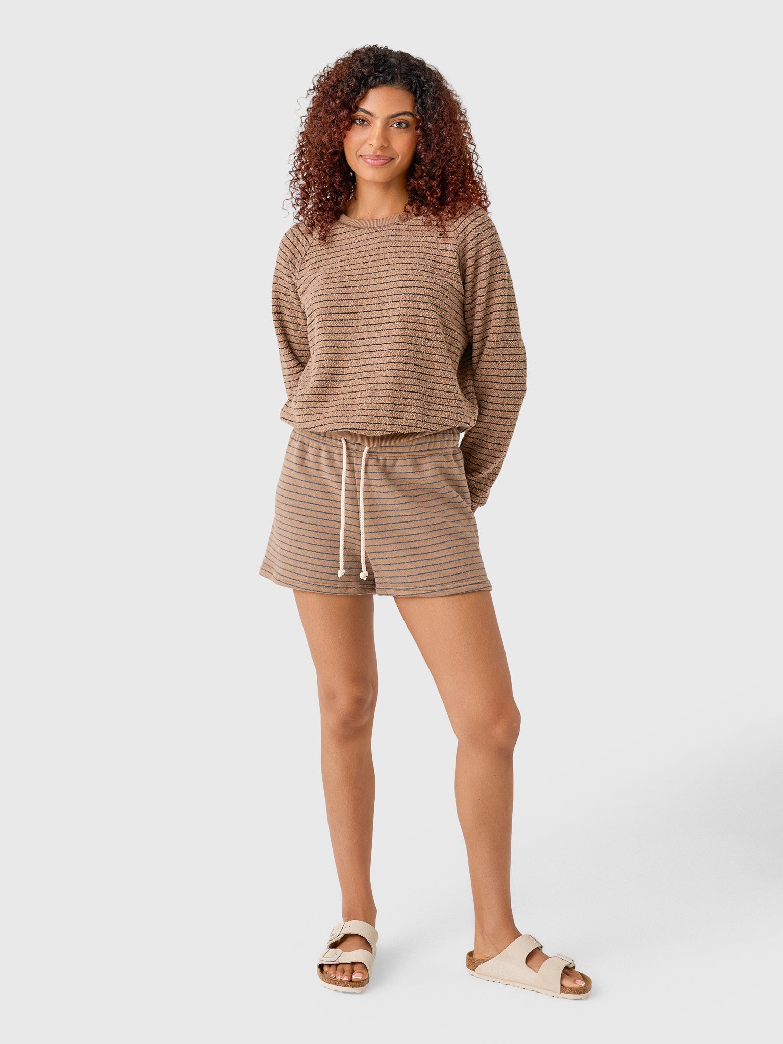 Perfect White Tee Women's Bennie Striped Short - Saint Bernard