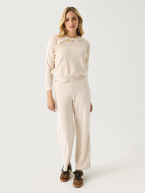 Perfect White Tee Women's Holly Velour Sweatpant