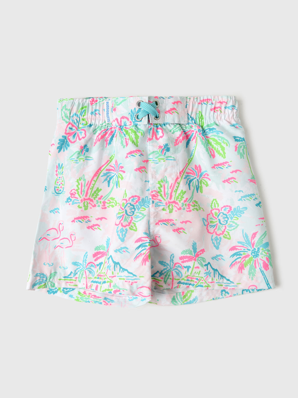 Rufflebutts Boys' Swim Trunk - Saint Bernard