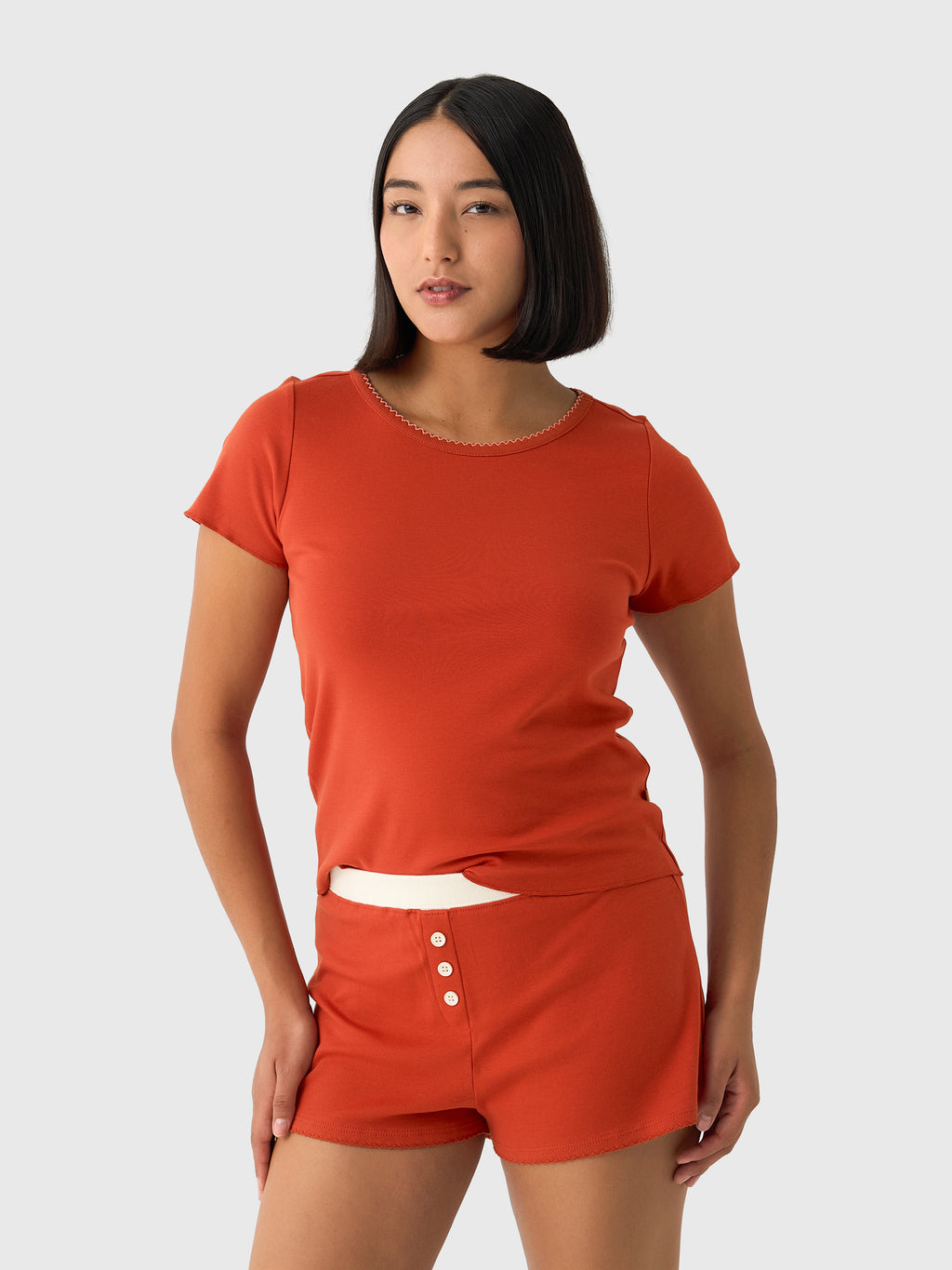 Cozyland Women's Baby Jean Tee - Saint Bernard