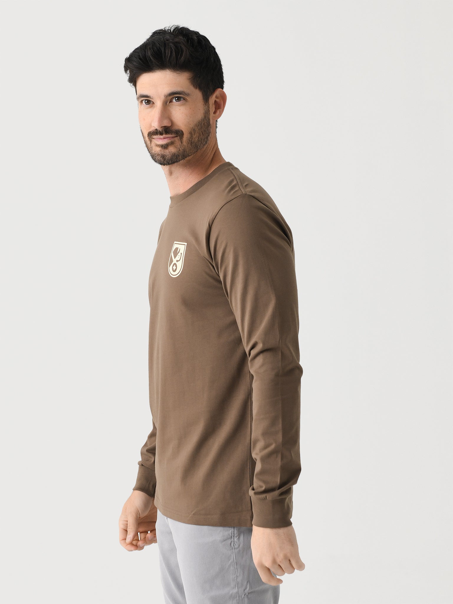 Saint Bernard Men's Badge Long Sleeve Tee - Saint Bernard