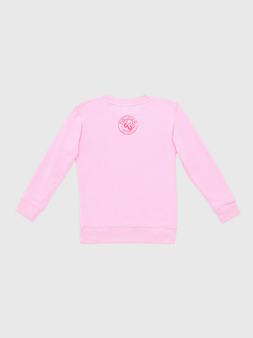 Mustard & Ketchup Kids Girls' Ballet Slippers Sweatshirt - Saint Bernard