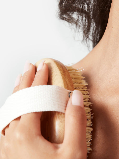 Skin Gym Bamboo Dry Round Brush