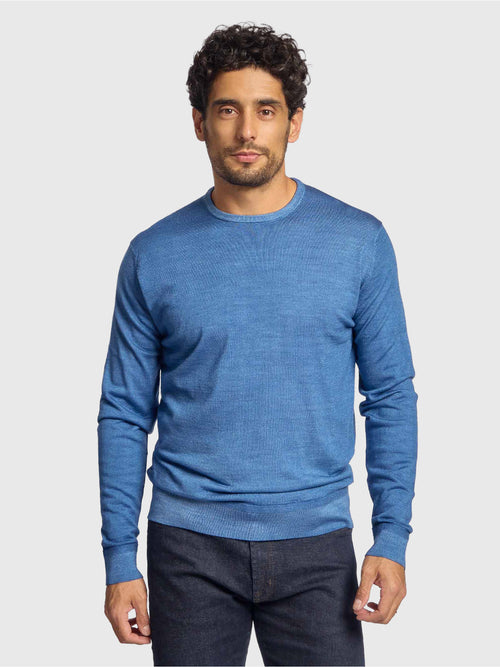 Rye51 Men's The Banks Lightweight Merino Crew Neck Sweater