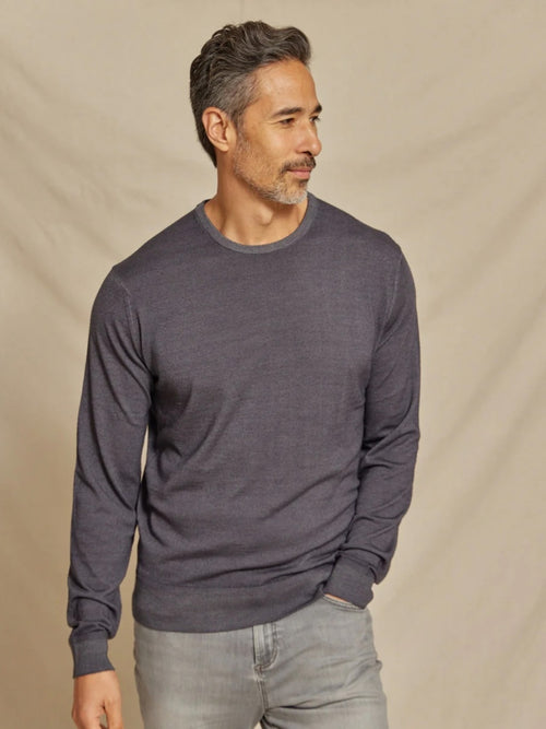 Rye51 Men's The Banks Lightweight Merino Crew Neck Sweater