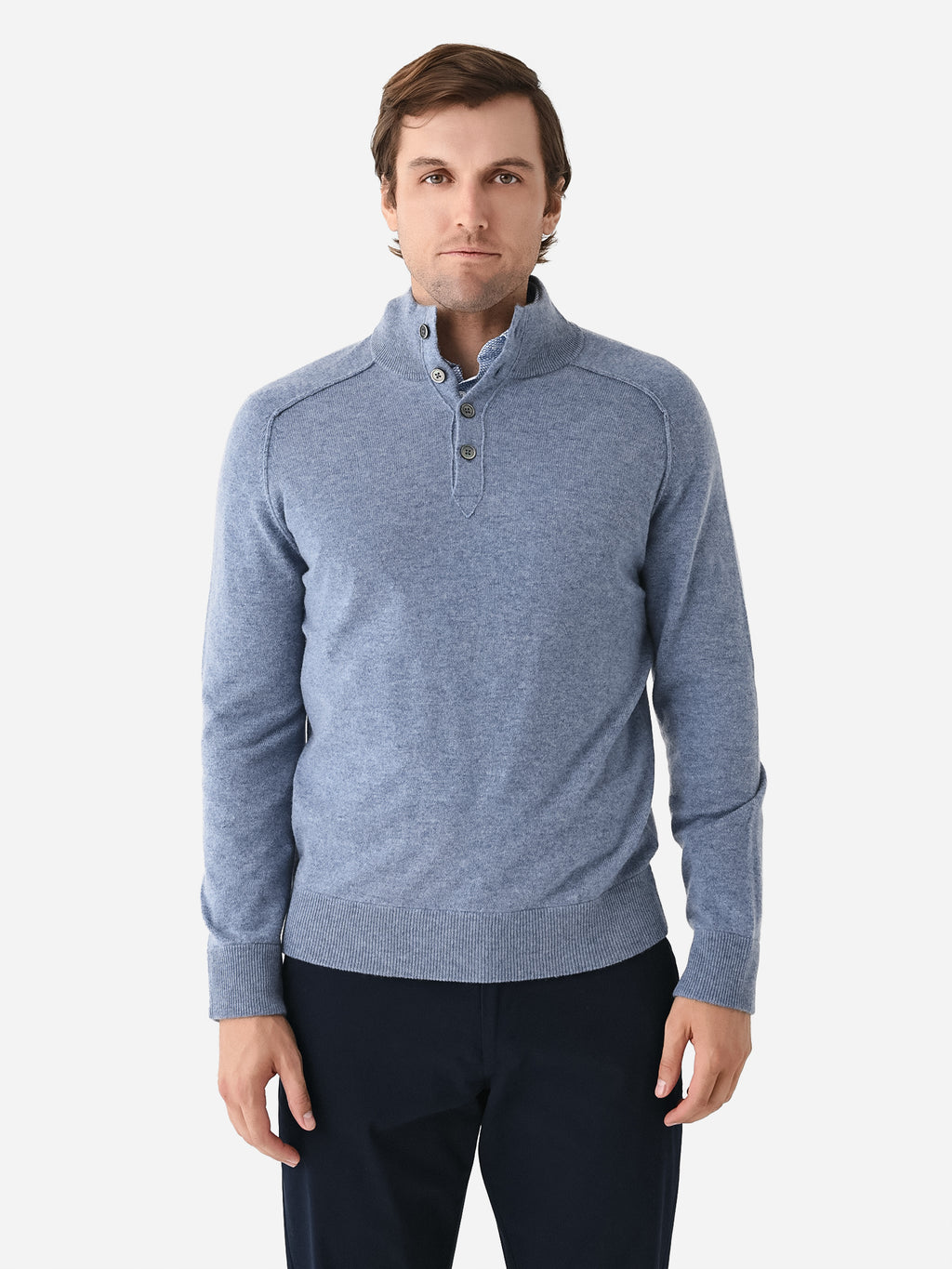 Hartford Men's High Neck Pullover - Saint Bernard