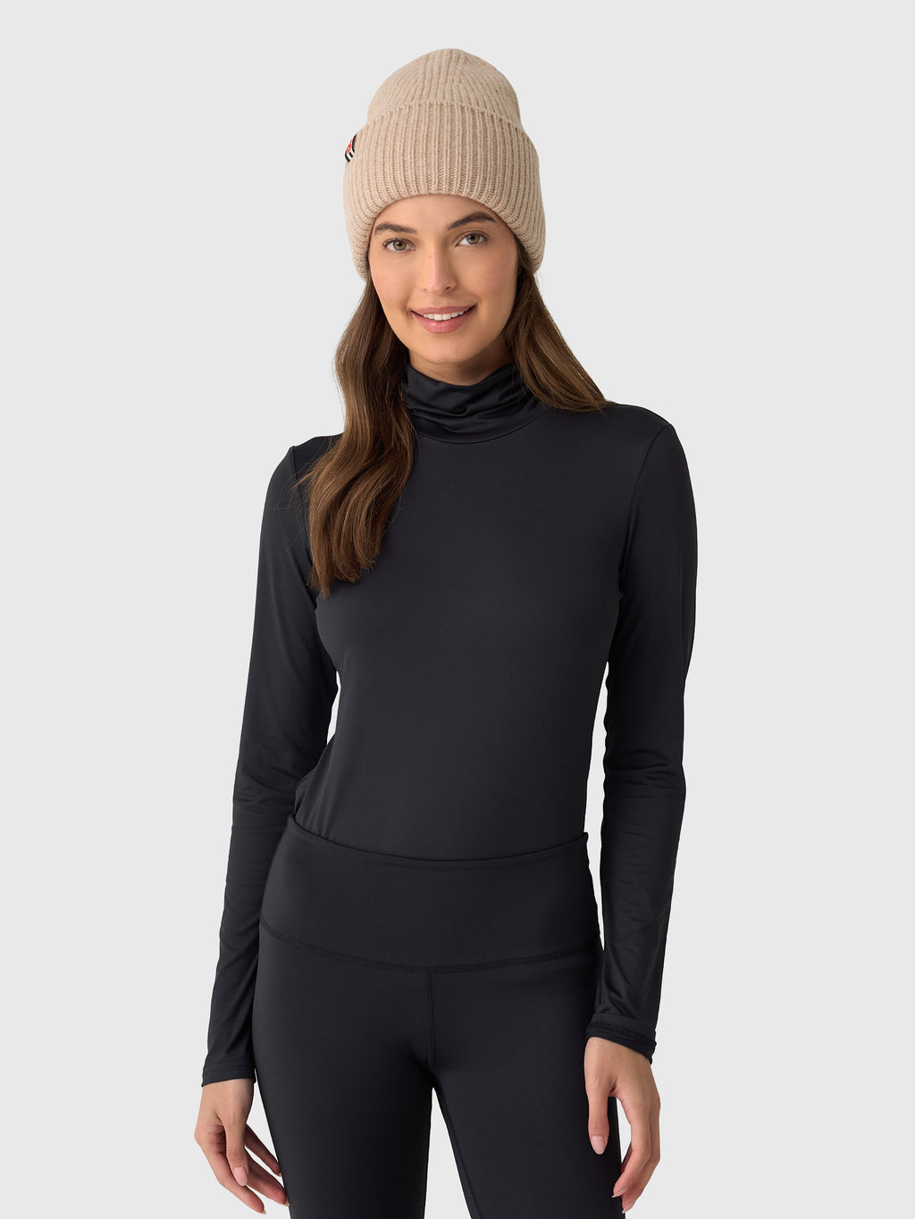 Berno Women's Barely Base Layer Top - Saint Bernard