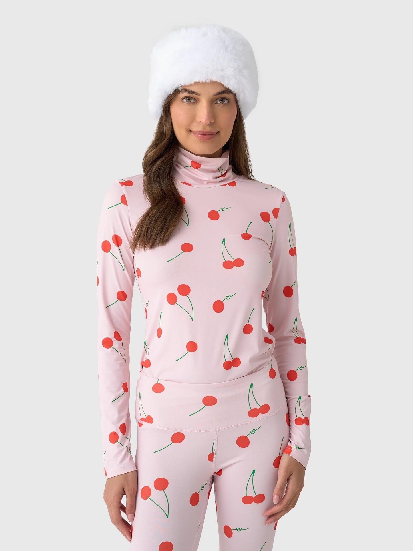 Berno Women's Barely Base Layer Top - Saint Bernard