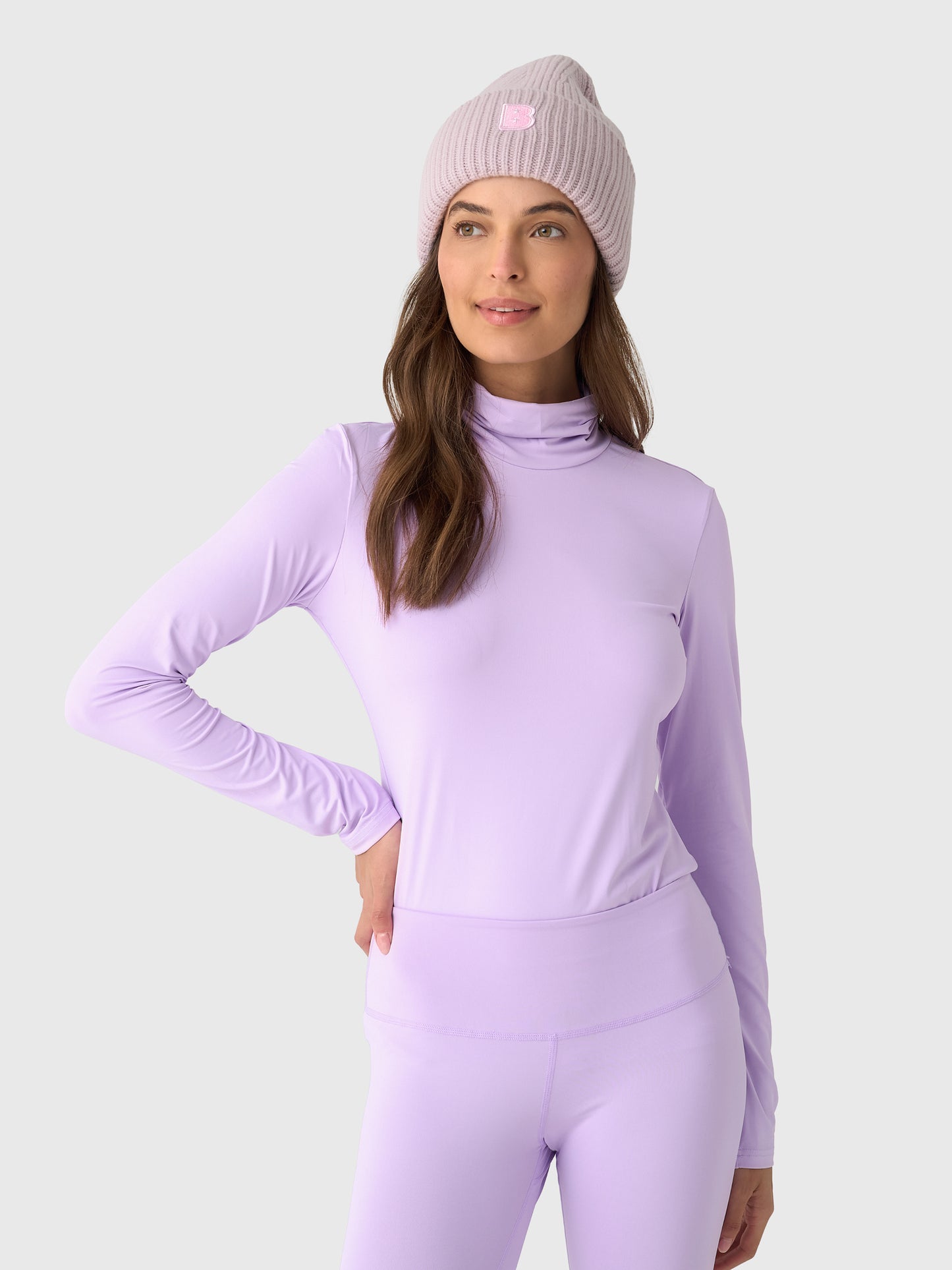 Berno Women's Barely Base Layer Top - Saint Bernard