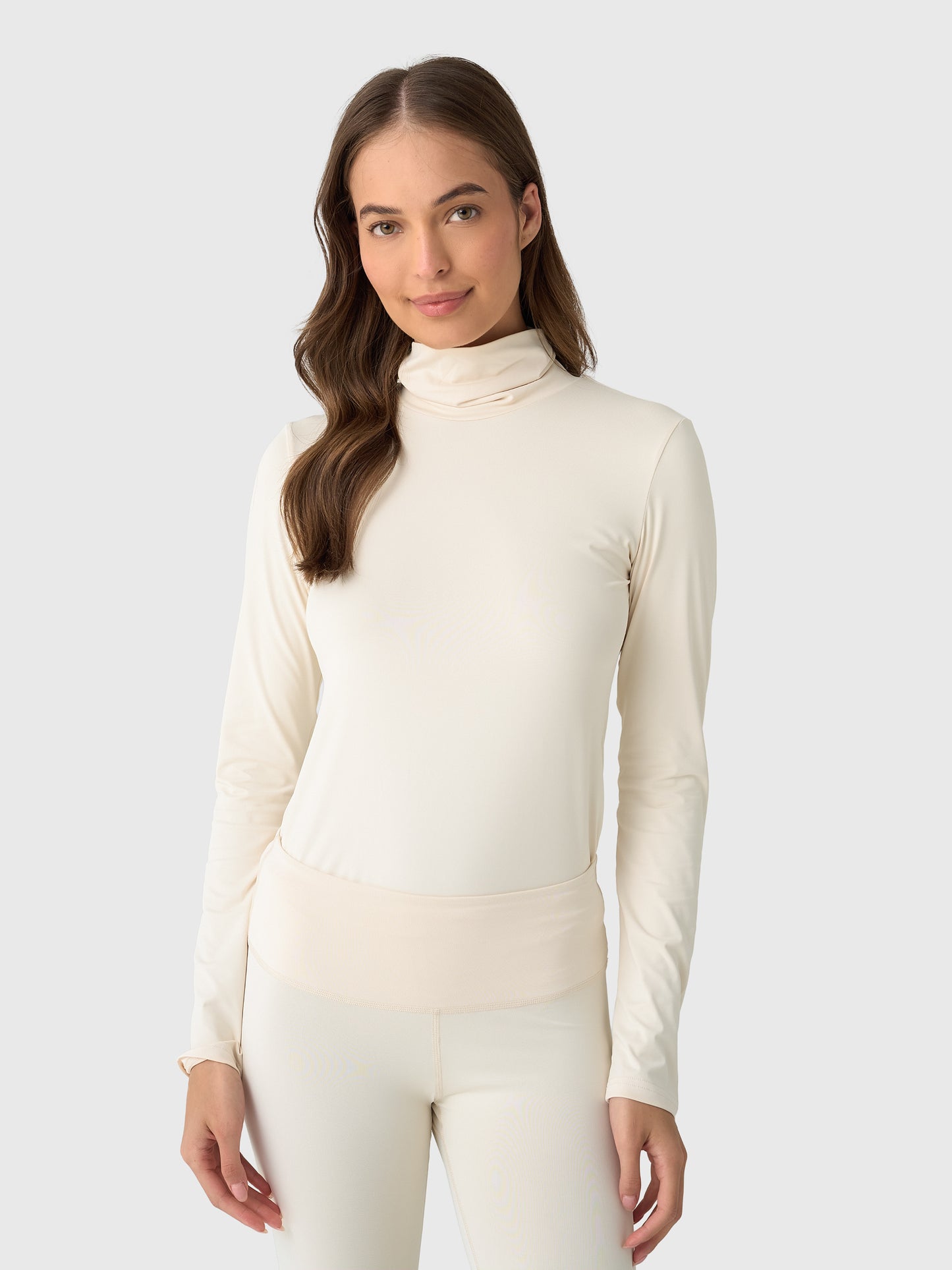 Berno Women's Barely Base Layer Top - Saint Bernard