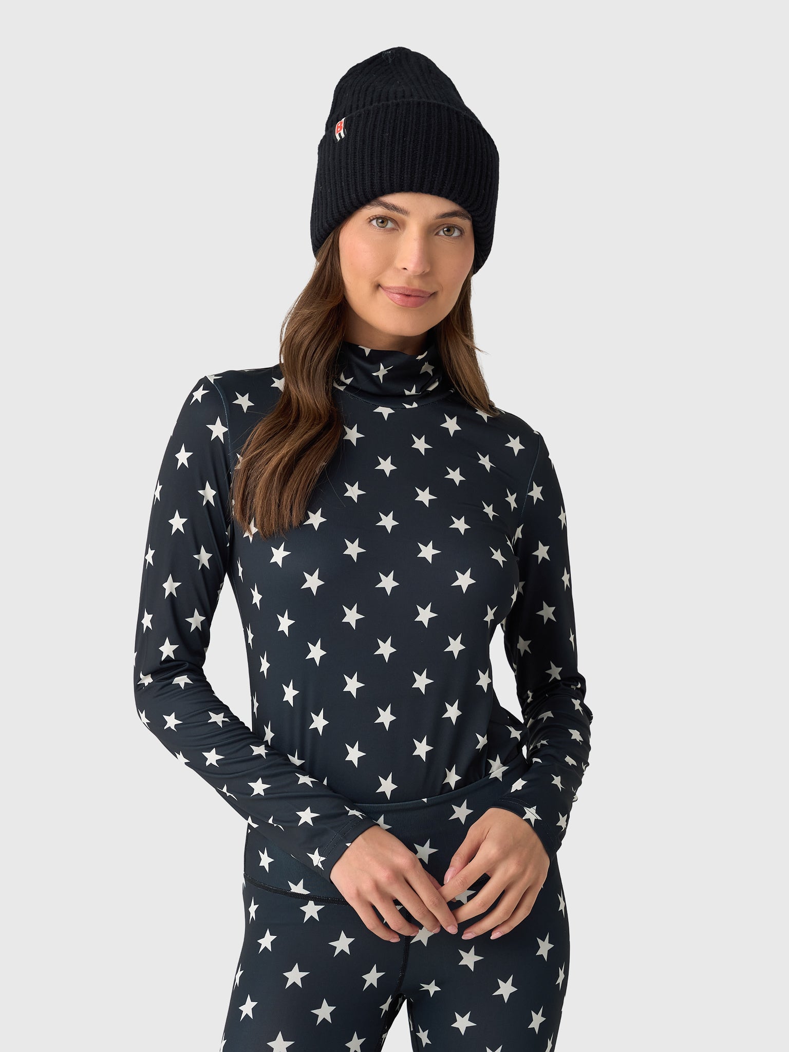 Berno Women's Barely Base Layer Top - Saint Bernard