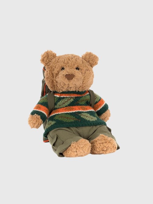 Jellycat Bartholomew Bear Hiking Outfit Plush