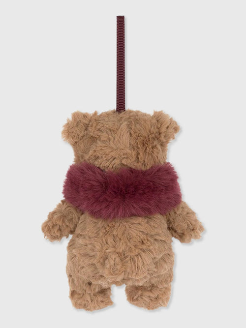 Jellycat Bartholomew Bear Winter Warmer Decoration - Saint Bernard