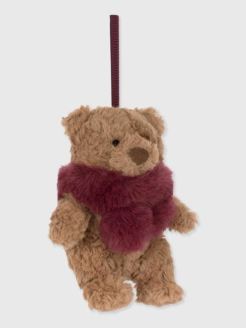 Jellycat Bartholomew Bear Winter Warmer Decoration - Saint Bernard