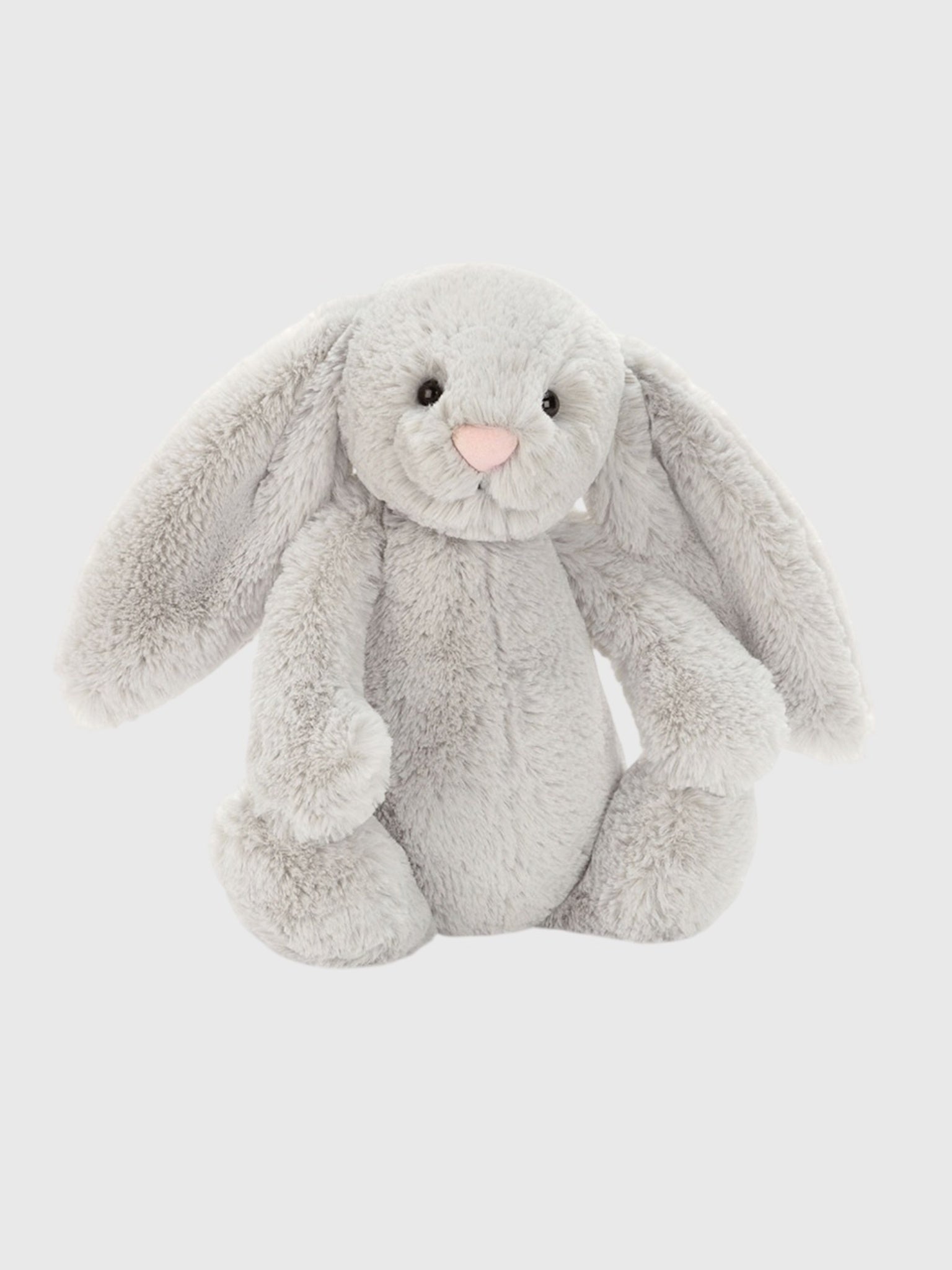 Jellycat Medium Bashful Silver Bunny Plush - Saint Bernard