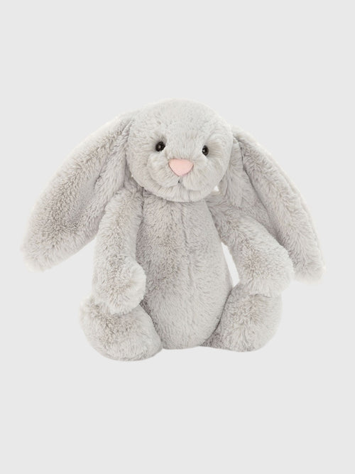 Jellycat Medium Bashful Silver Bunny Plush