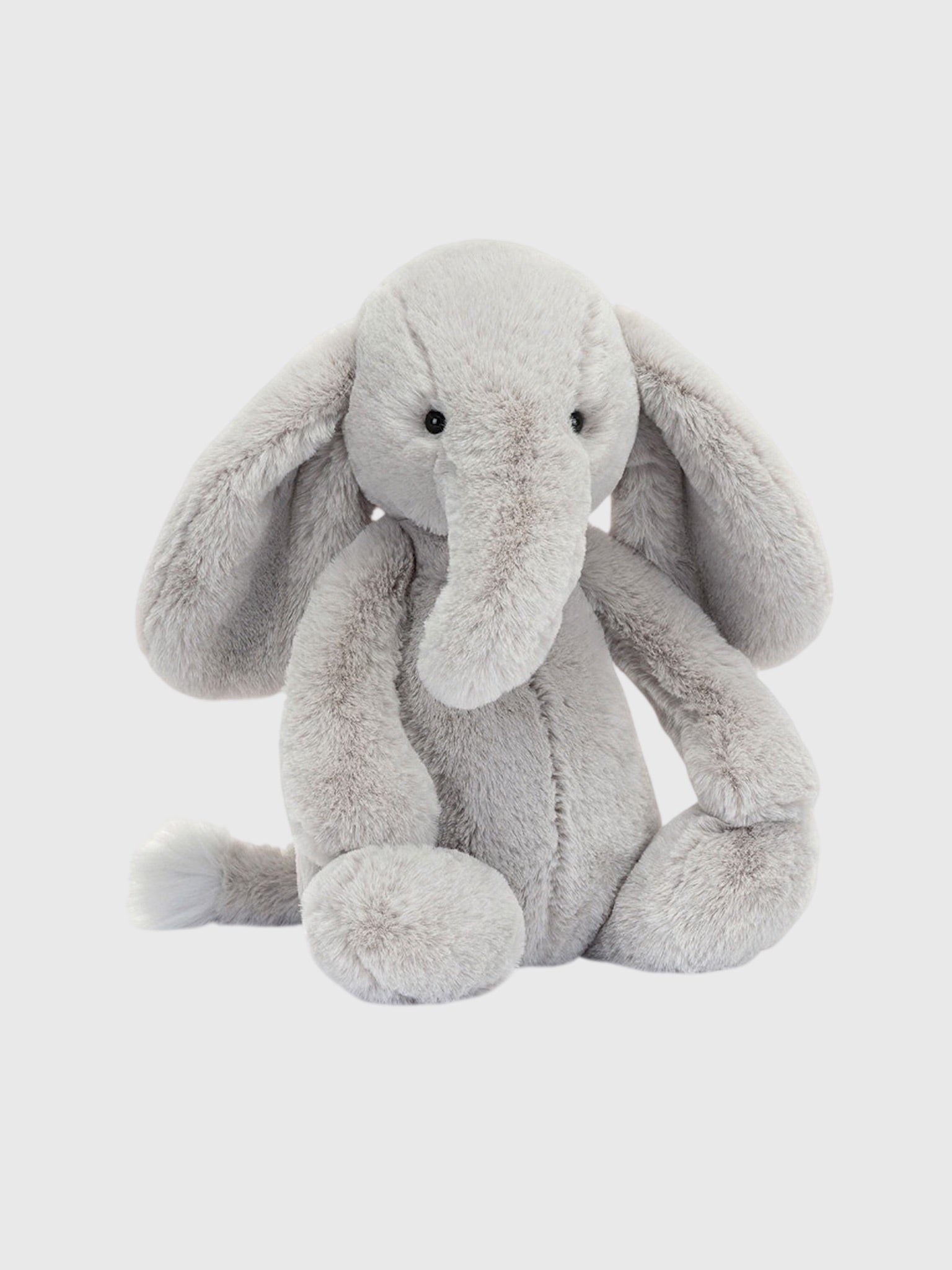 Jellycat Medium Bashful Luxe Elephant Thuddeus Plush - Saint Bernard