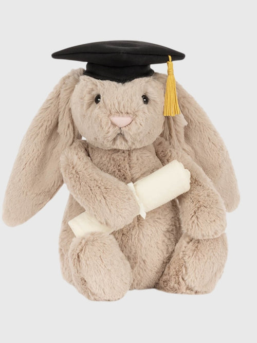 Jellycat Bashful Bunny Graduation Outfit Plush