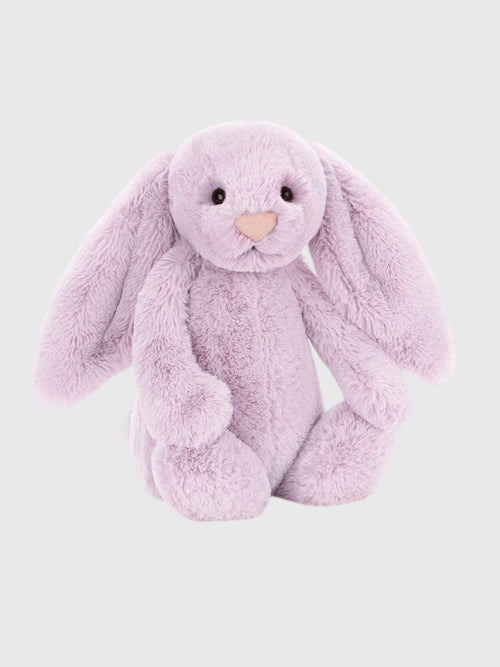 Jellycat Medium Bashful Lilac Bunny Plush