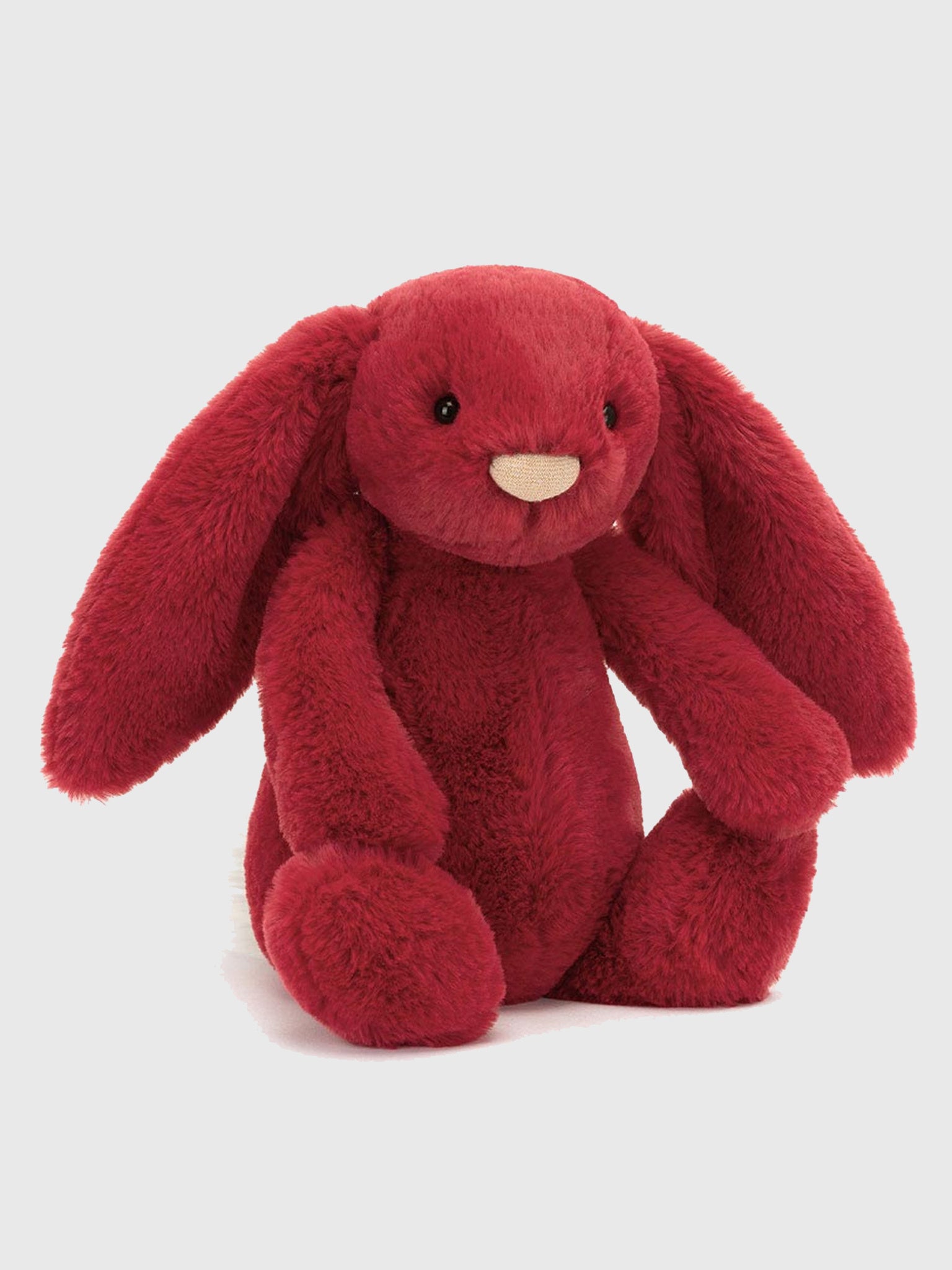 Jellycat Medium Bashful Luxe Bunny Scarlett Plush - Saint Bernard