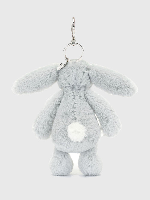 Jellycat Bashful Silver Bunny Bag Charm