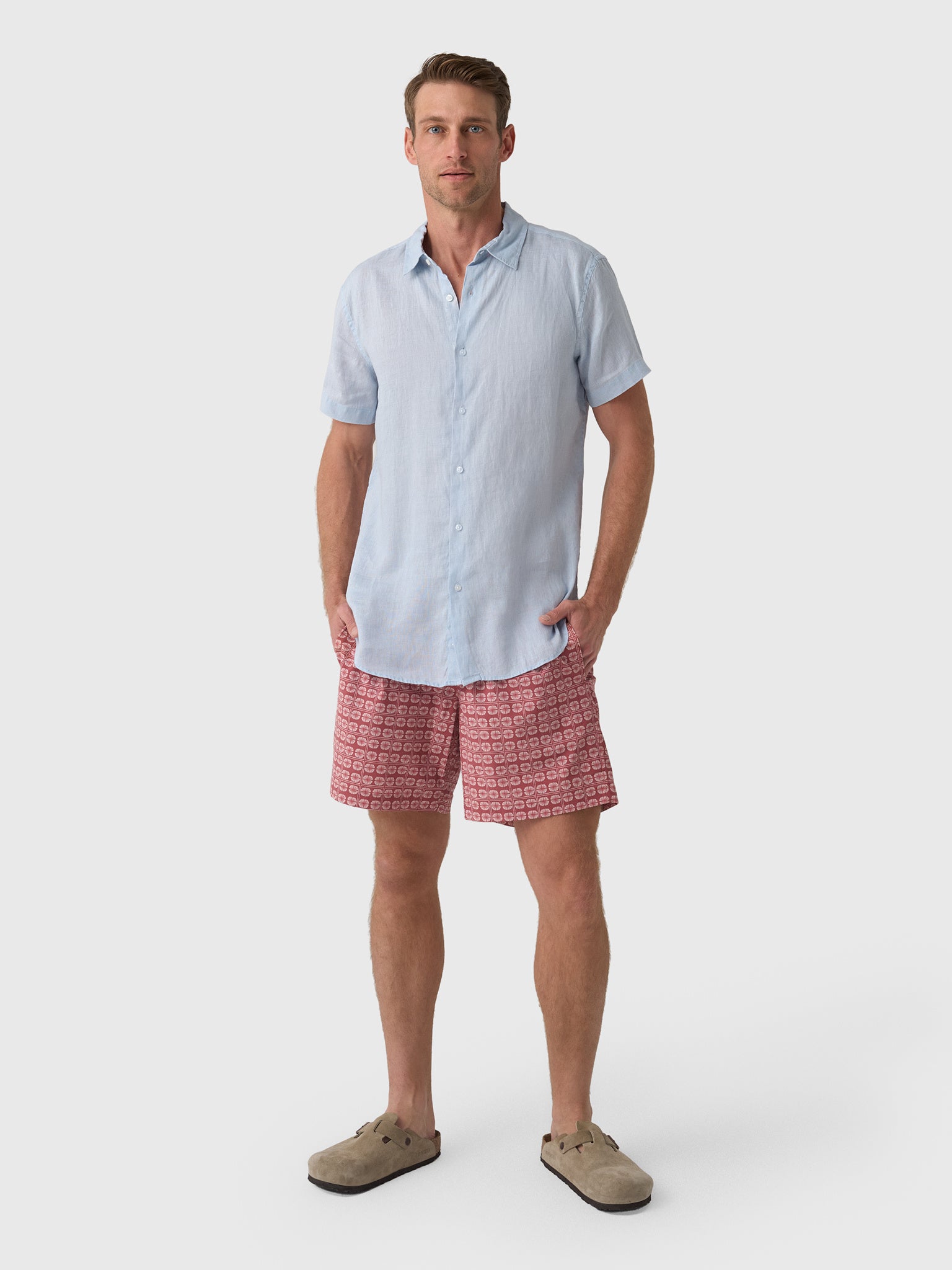 Fair Harbor Men's The Bayberry Swim Trunk - Saint Bernard