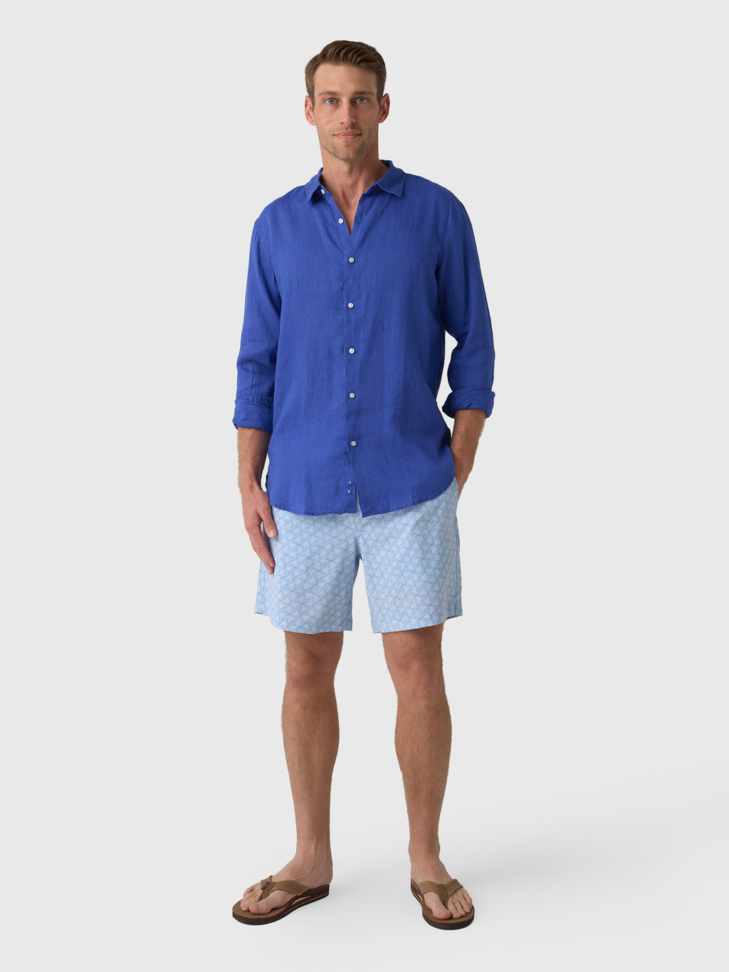 Fair Harbor Men's The Bayberry Swim Trunk - Saint Bernard