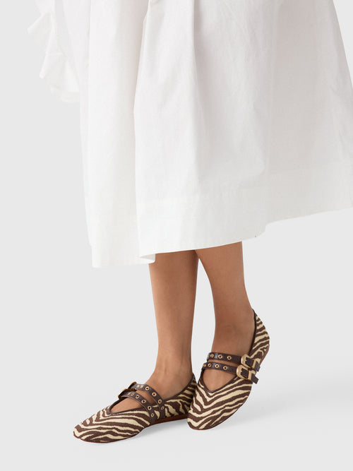 Dolce Vita Women's Baylee Grommet Ballet Flat