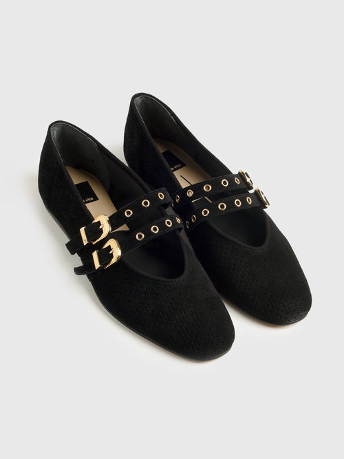 Dolce Vita Women's Baylee Grommet Ballet Flat