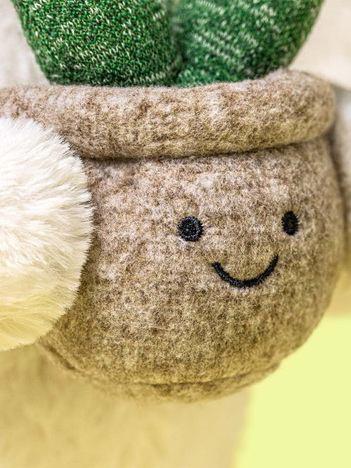Jellycat Cream Bunny With Plant Plush