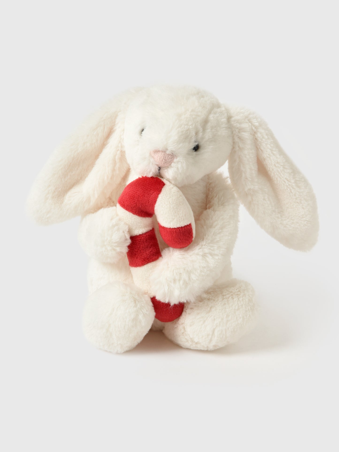 Jellycat Bashful Bunny + Candy Cane Plush - Saint Bernard