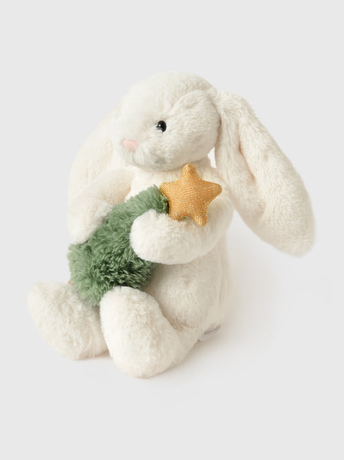 Jellycat Bashful Bunny + Christmas Tree Plush