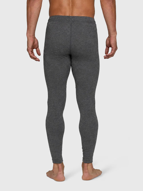Le Bent Men's Heavyweight Grid Fleece Base Layer Bottom