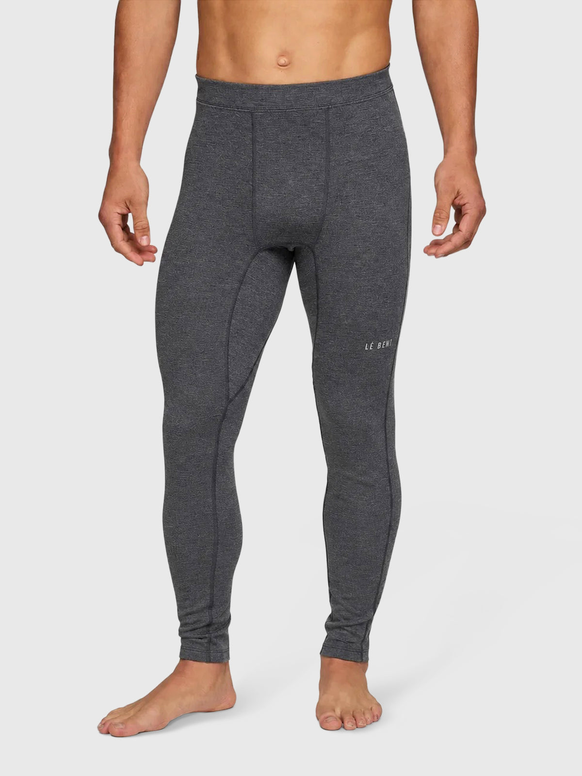 Le Bent Men's Heavyweight Grid Fleece Base Layer Bottom - Saint Bernard
