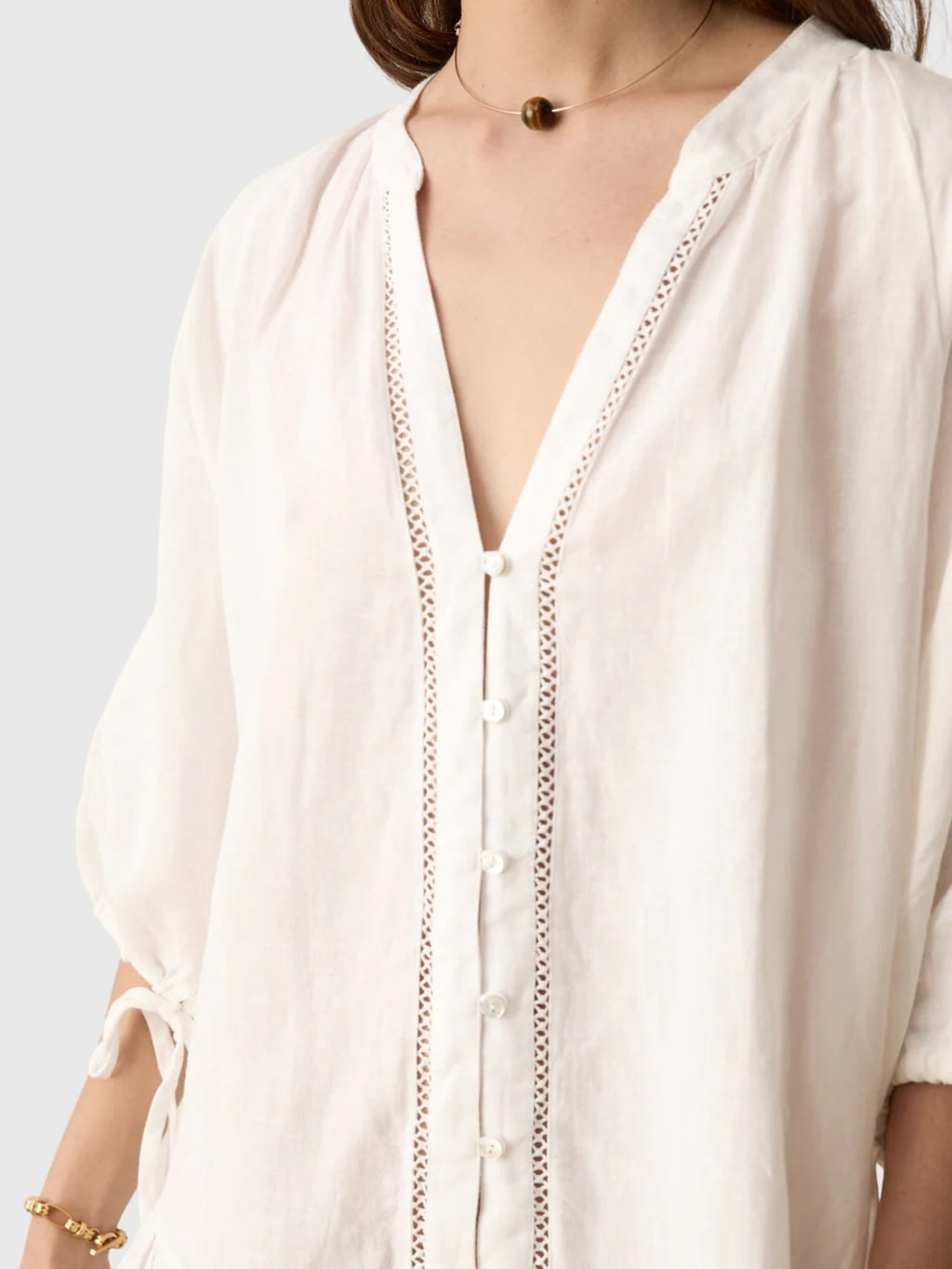 Boteh Women's La Ponche Frill Dress - Saint Bernard