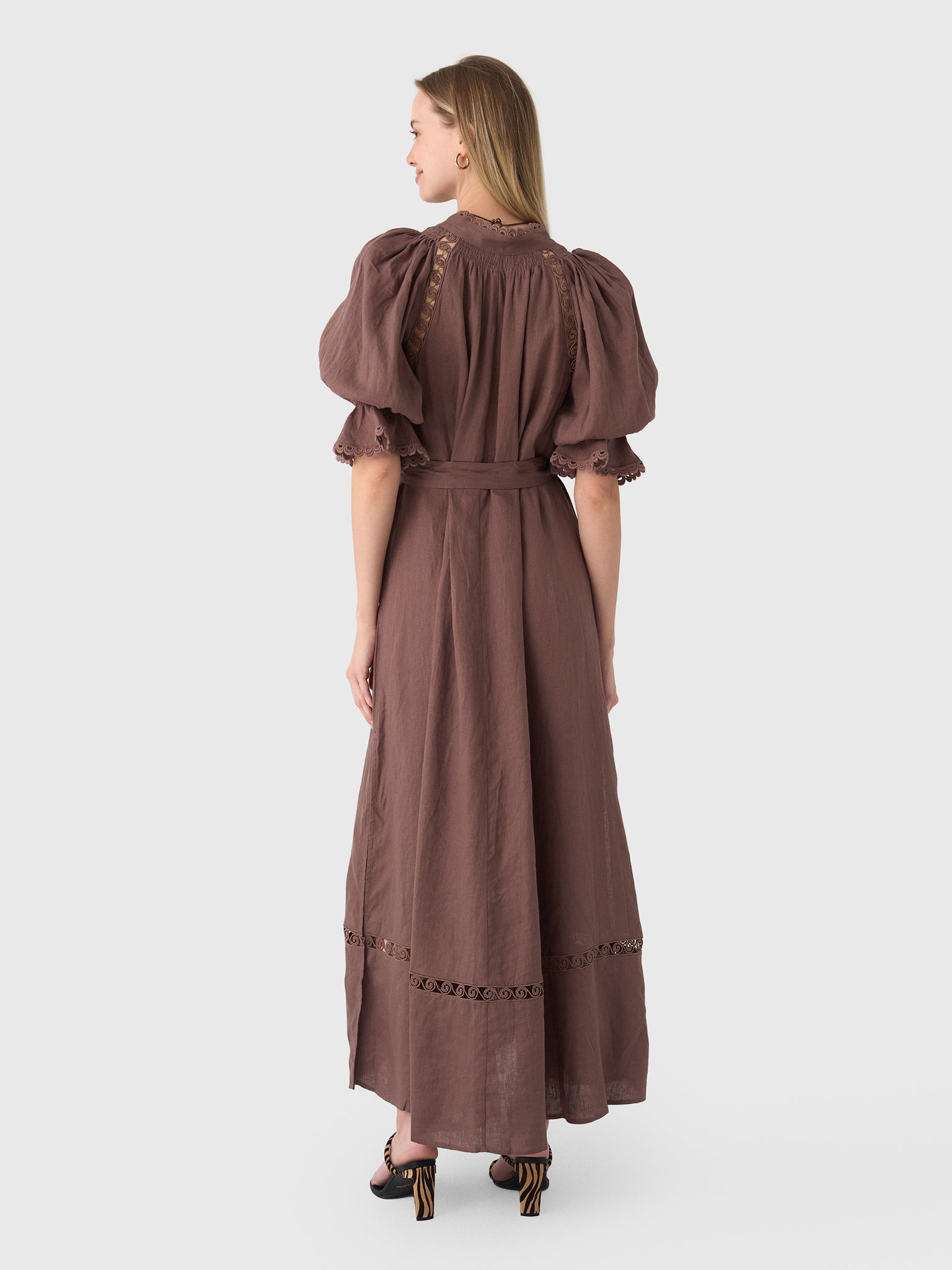 Boteh Women's Myra Smock Maxi Dress - Saint Bernard