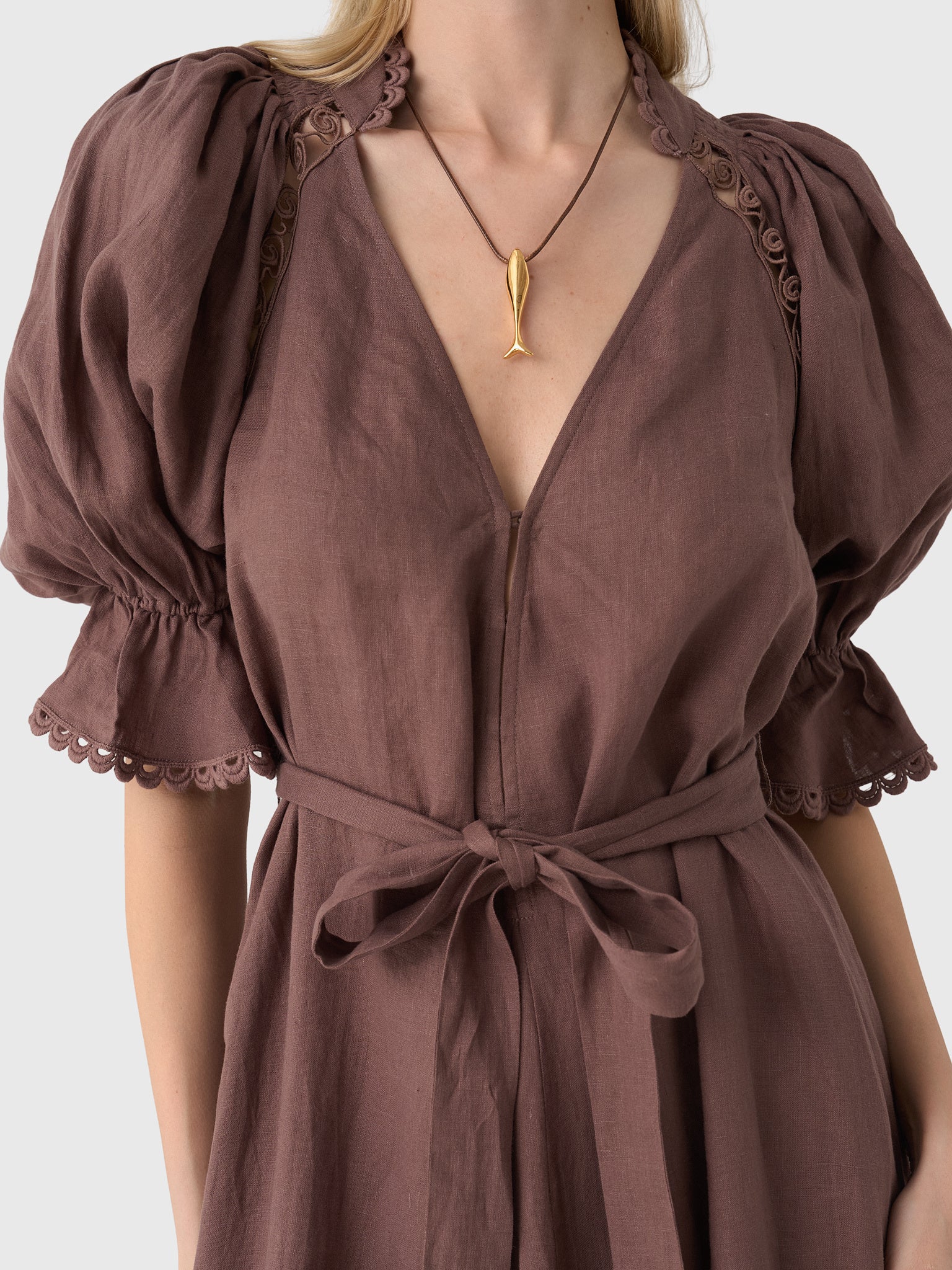 Boteh Women's Myra Smock Maxi Dress - Saint Bernard