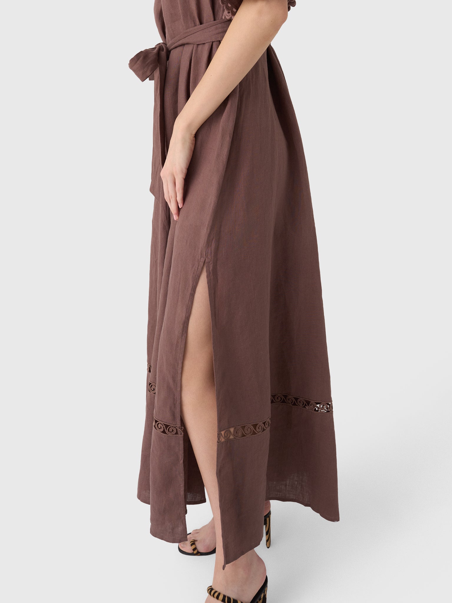 Boteh Women's Myra Smock Maxi Dress - Saint Bernard