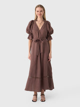 Boteh Women's Myra Smock Maxi Dress - Saint Bernard