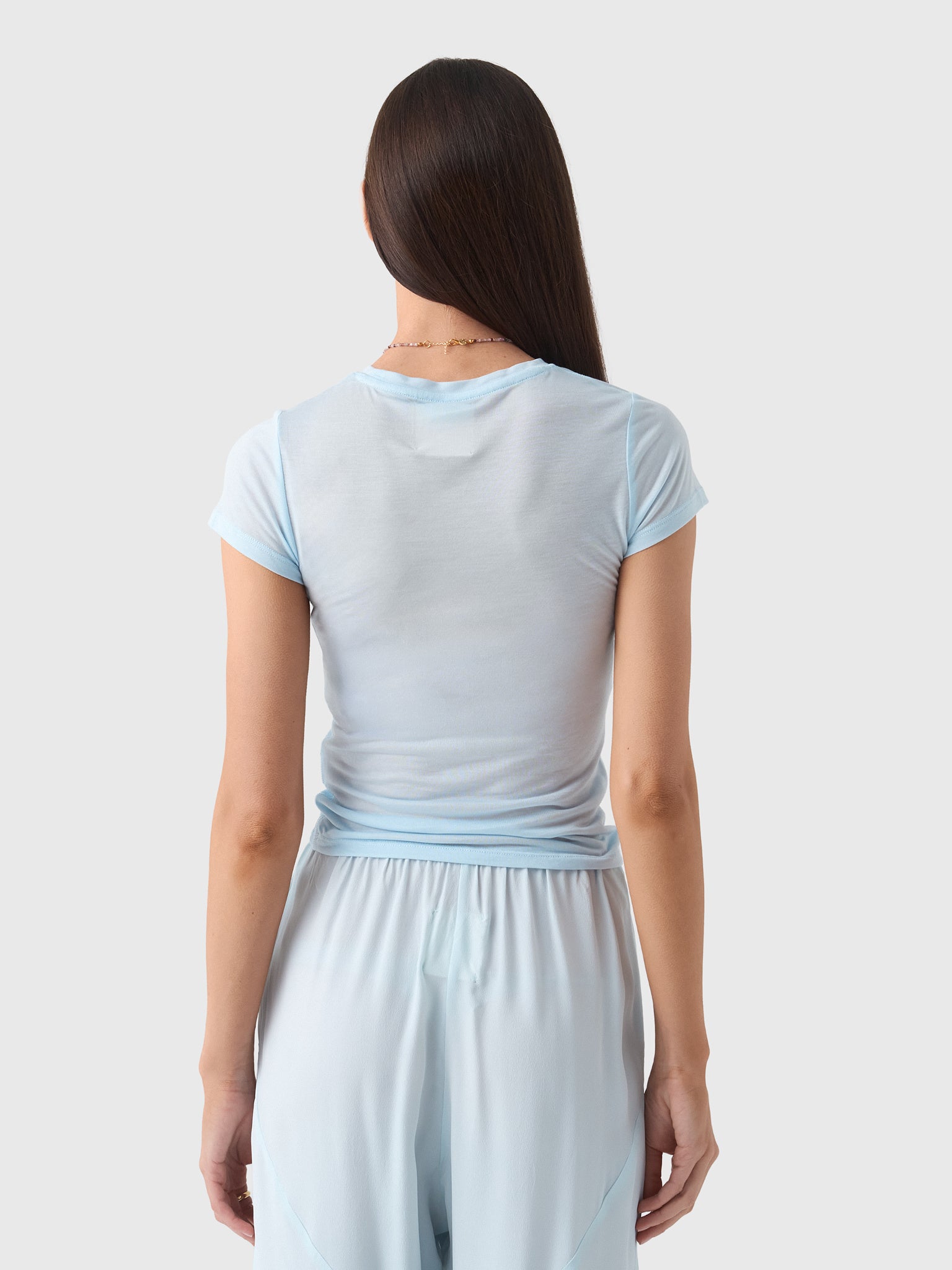 Paris Georgia Women's Elemental Sheer Baby Tee - Saint Bernard