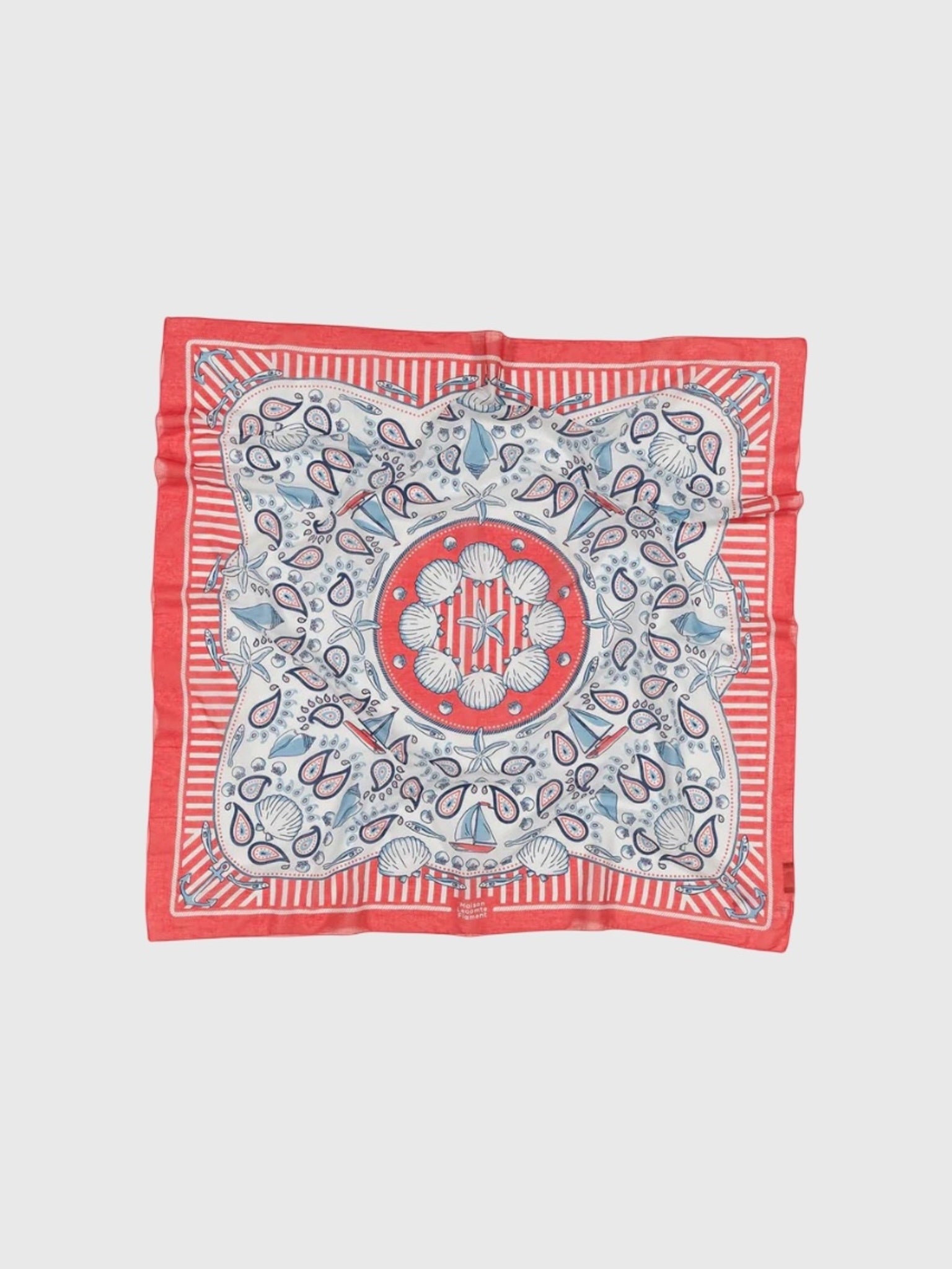 Maison Lecomte Flament Bretagne Cotton Scarf - Saint Bernard