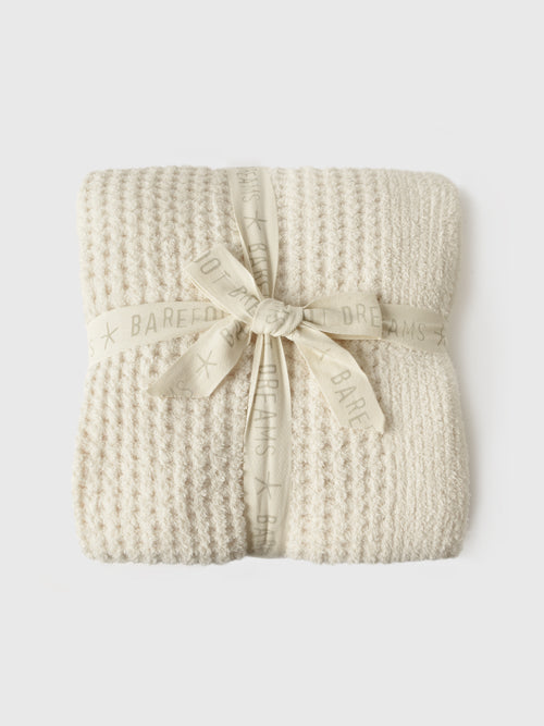Barefoot Dreams CozyChic Waffle Throw Blanket