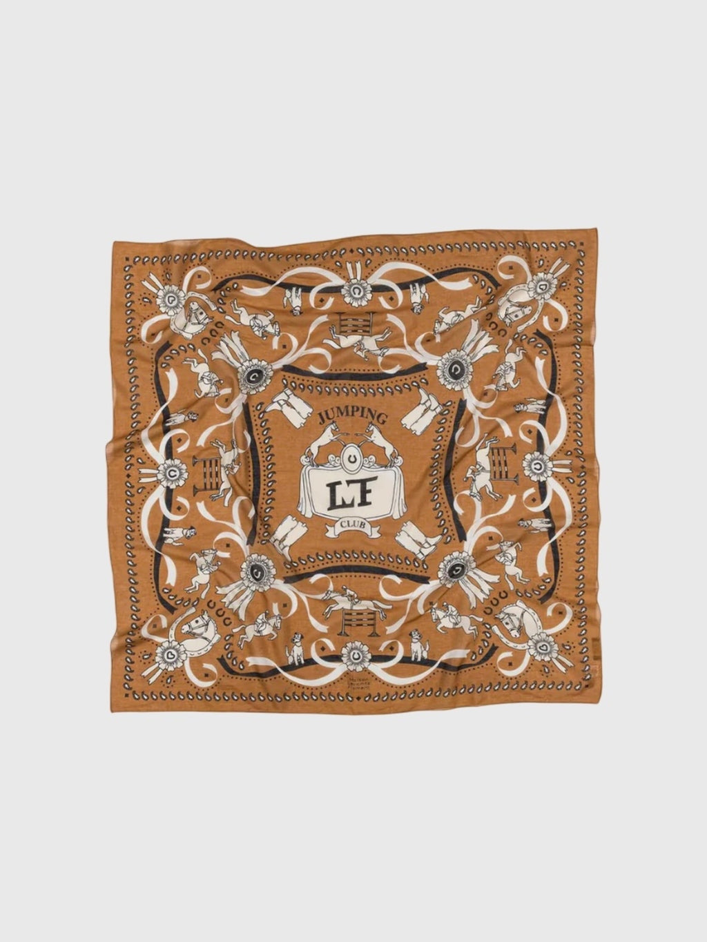 Maison Lecomte Flament Jumping Cotton Scarf - Saint Bernard